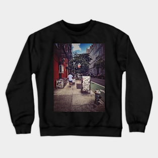 Manhattan Street Art Stickers Tags NYC Crewneck Sweatshirt